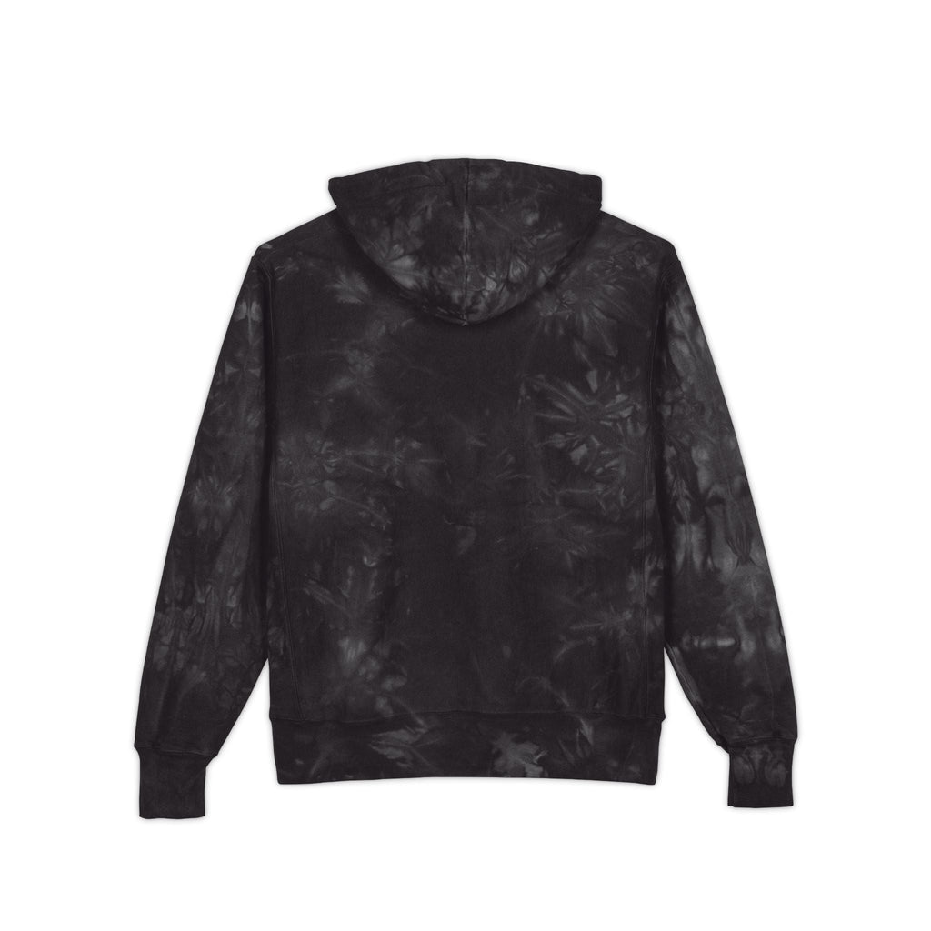 King Embroidered Hoodie — Black Tie - Dye Champion Style - GrimmReaper24