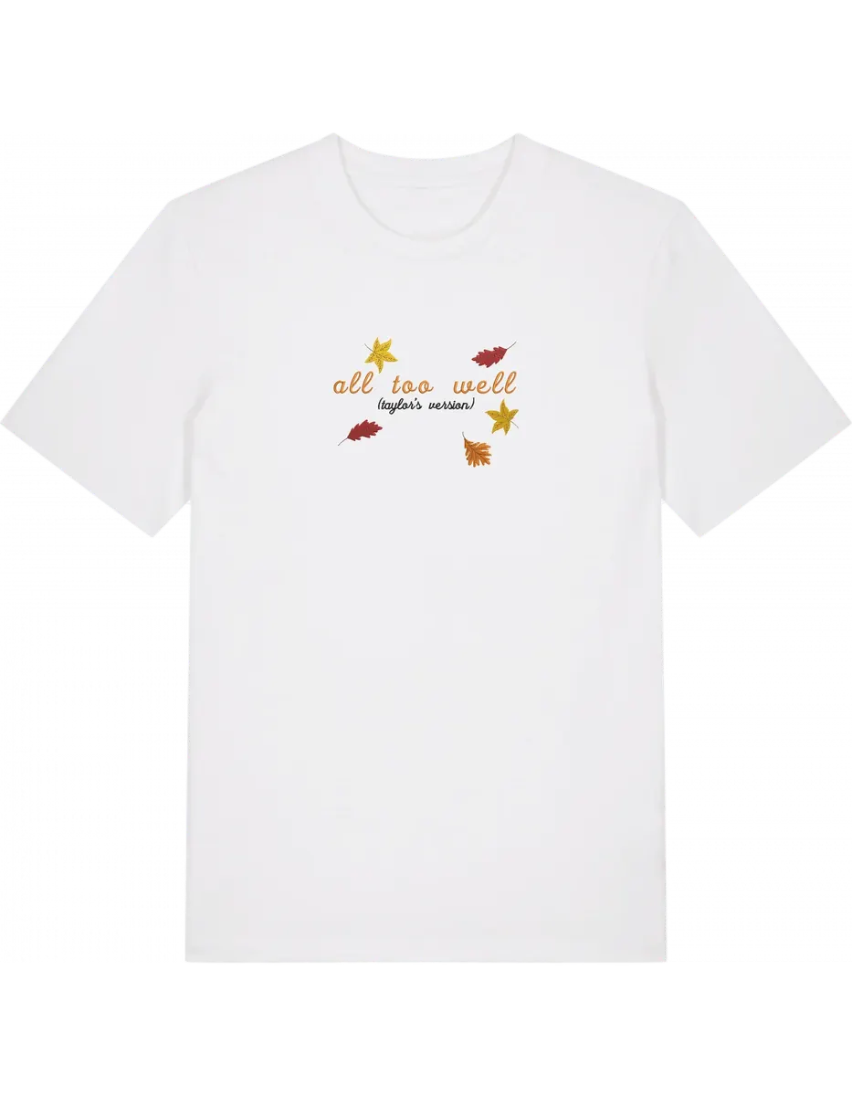 All too well tricou Taylor Swift