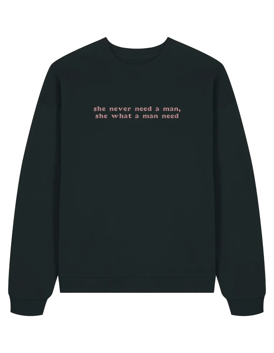 A man need sweatshirt The Weeknd