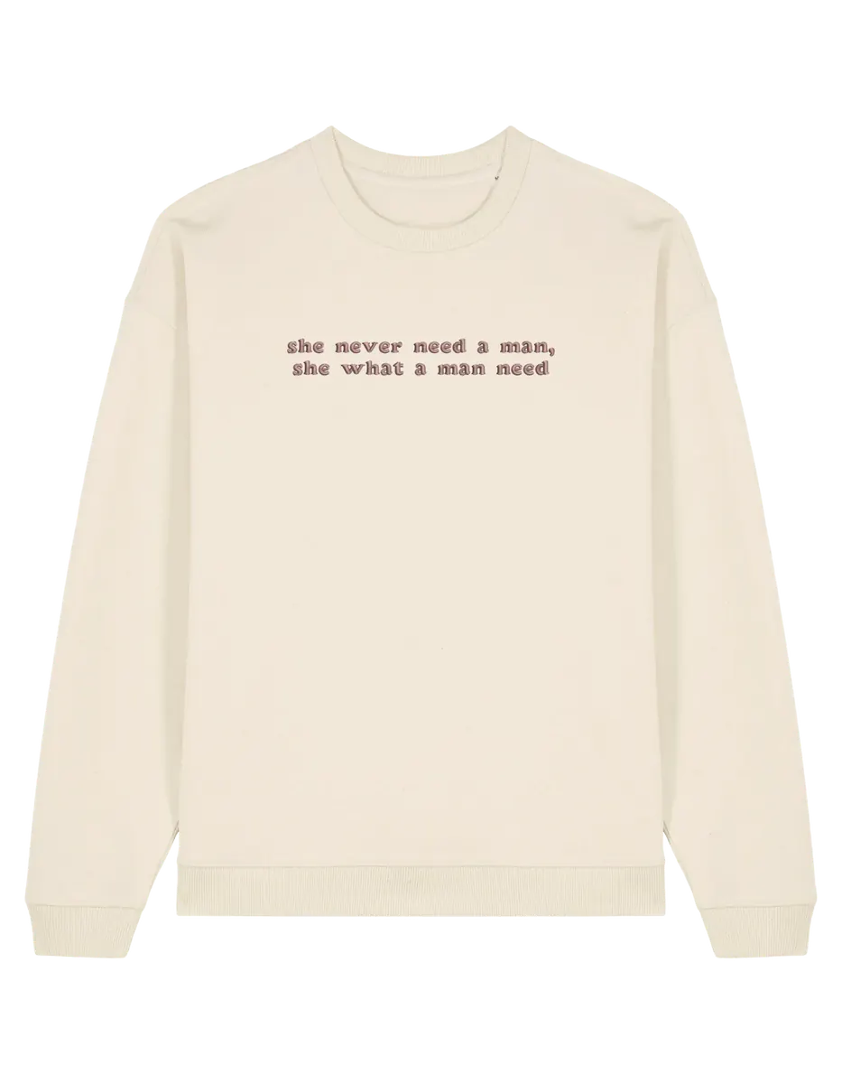 A man need sweatshirt The Weeknd