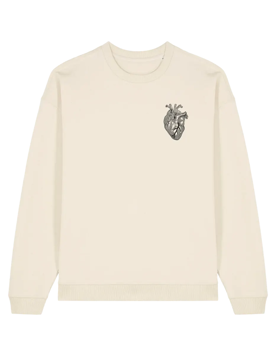 Anatomical heart sweatshirt Medical