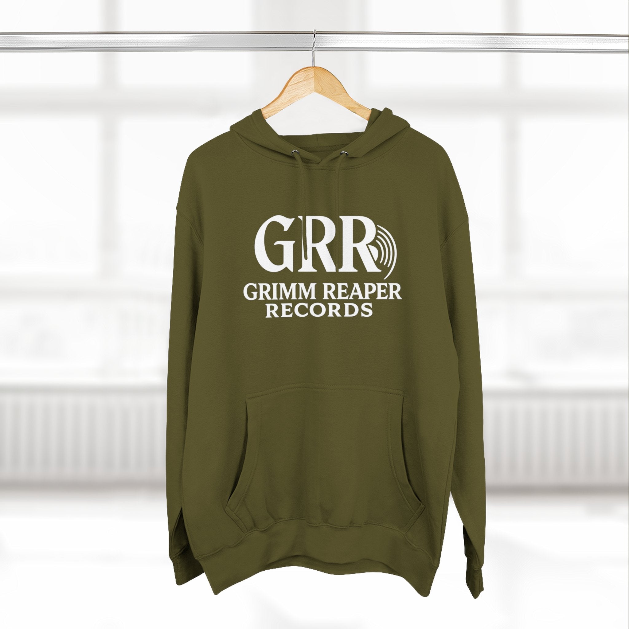Shaddy Logo Hoodie — Retro Box - Logo Fleece Sweatshirt - GrimmReaper24