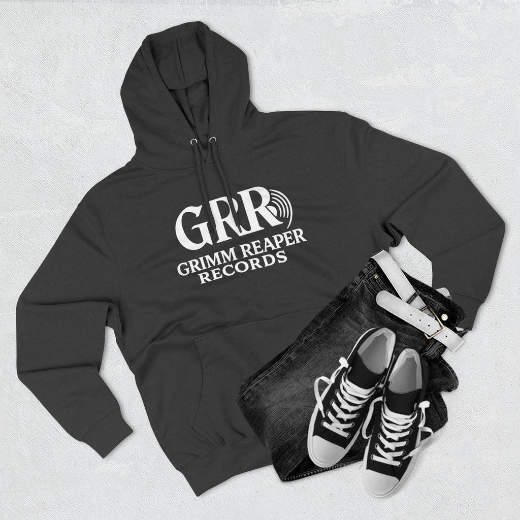 Shaddy Logo Hoodie — Retro Box - Logo Fleece Sweatshirt - GrimmReaper24