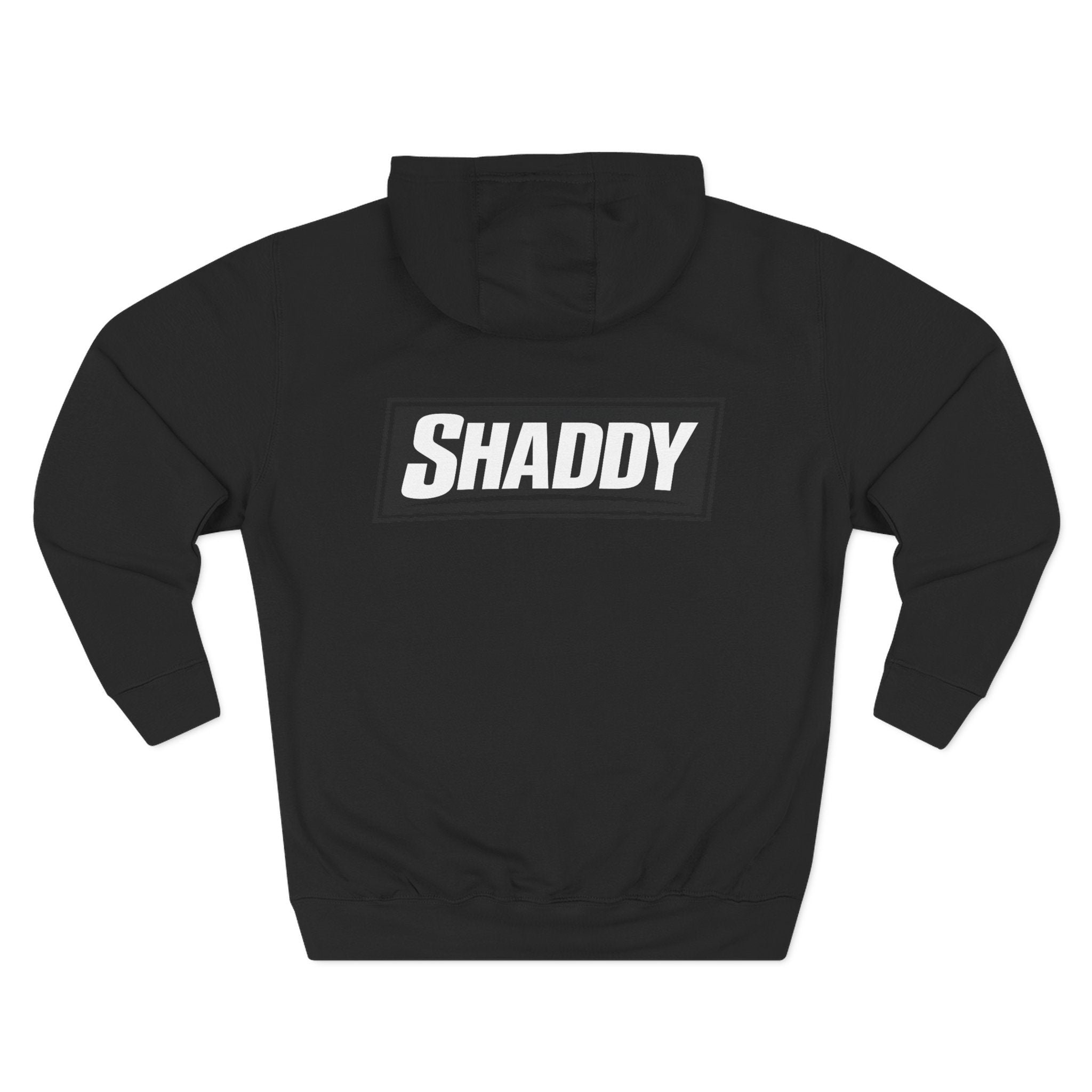 Shaddy Logo Hoodie — Retro Box - Logo Fleece Sweatshirt - GrimmReaper24