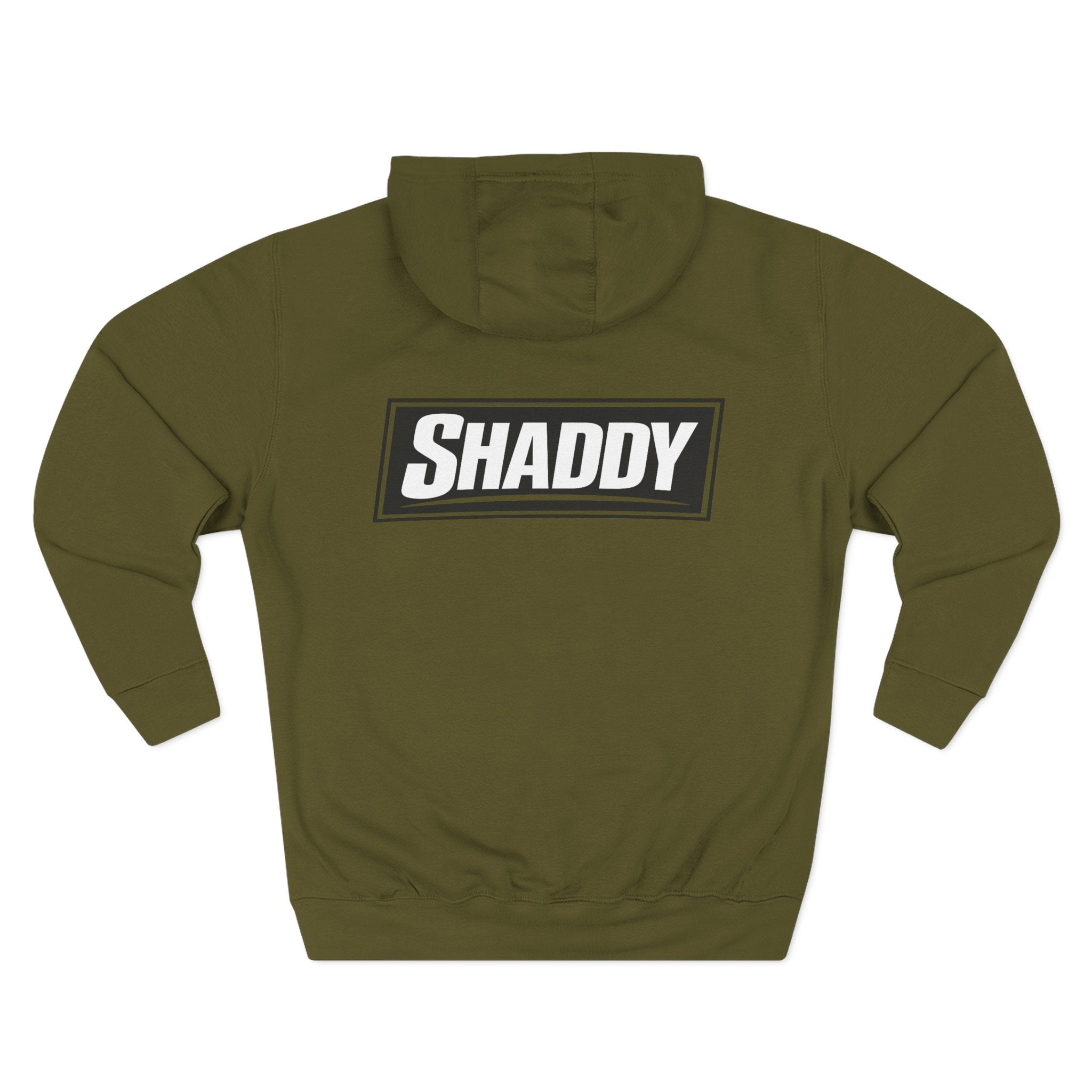 Shaddy Logo Hoodie — Retro Box - Logo Fleece Sweatshirt - GrimmReaper24