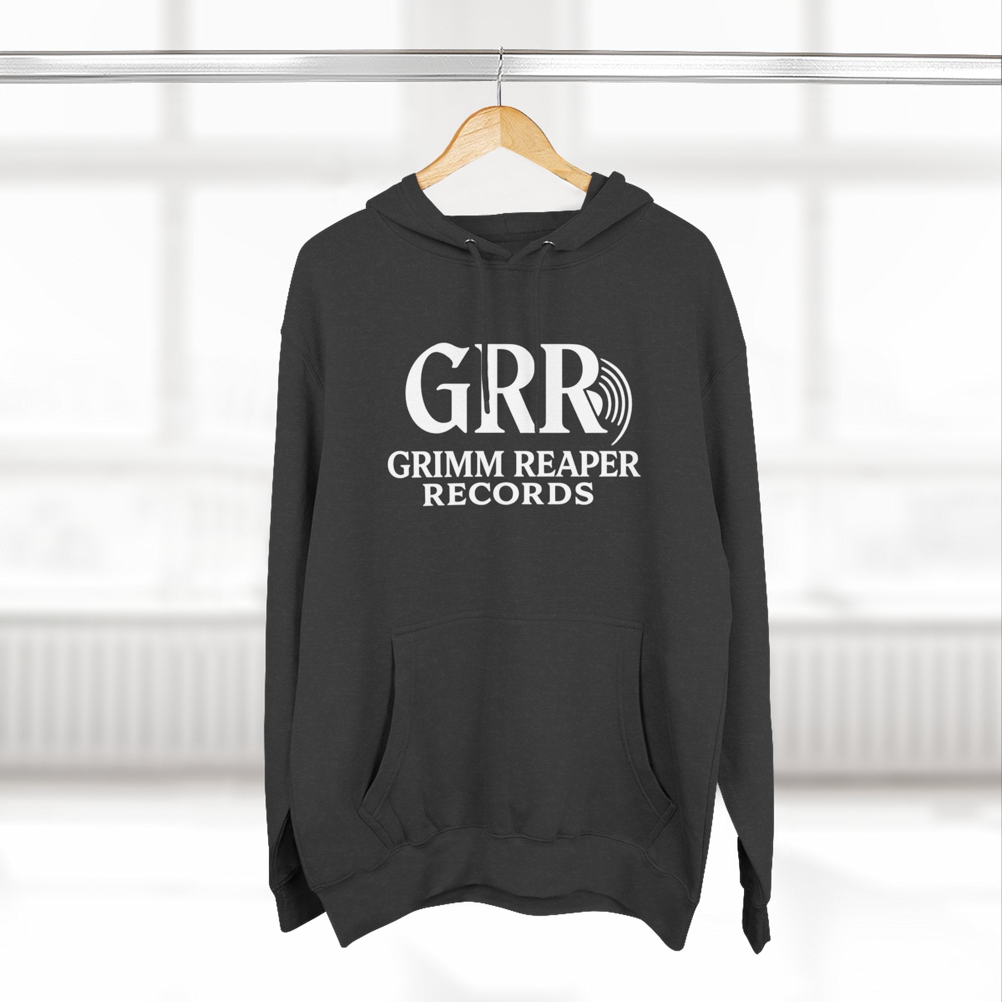Shaddy Logo Hoodie — Retro Box - Logo Fleece Sweatshirt - GrimmReaper24
