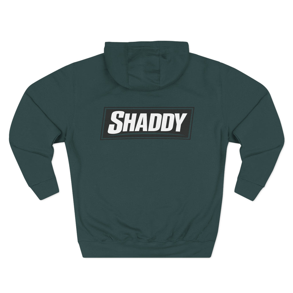 Shaddy Logo Hoodie — Retro Box - Logo Fleece Sweatshirt - GrimmReaper24