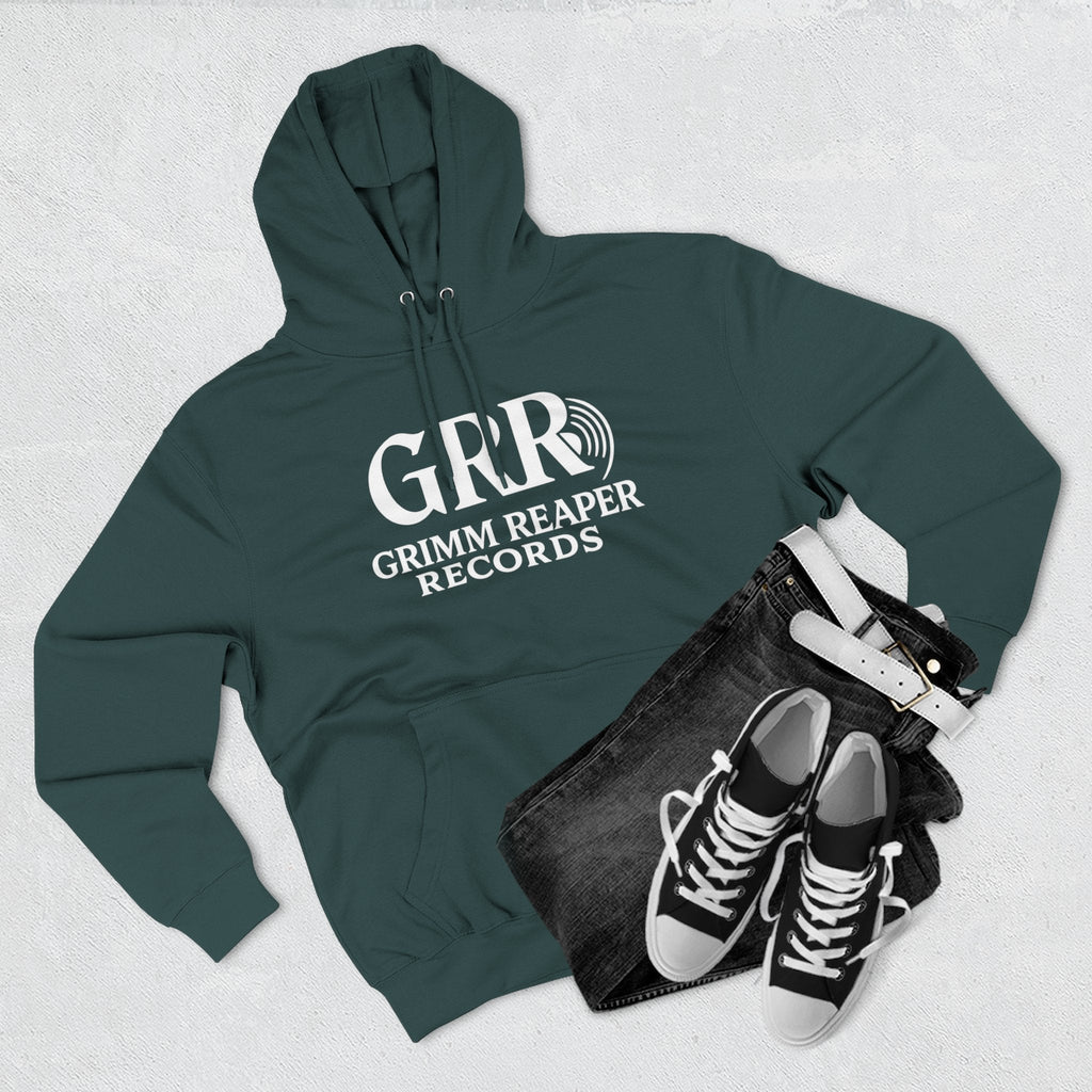 Shaddy Logo Hoodie — Retro Box - Logo Fleece Sweatshirt - GrimmReaper24