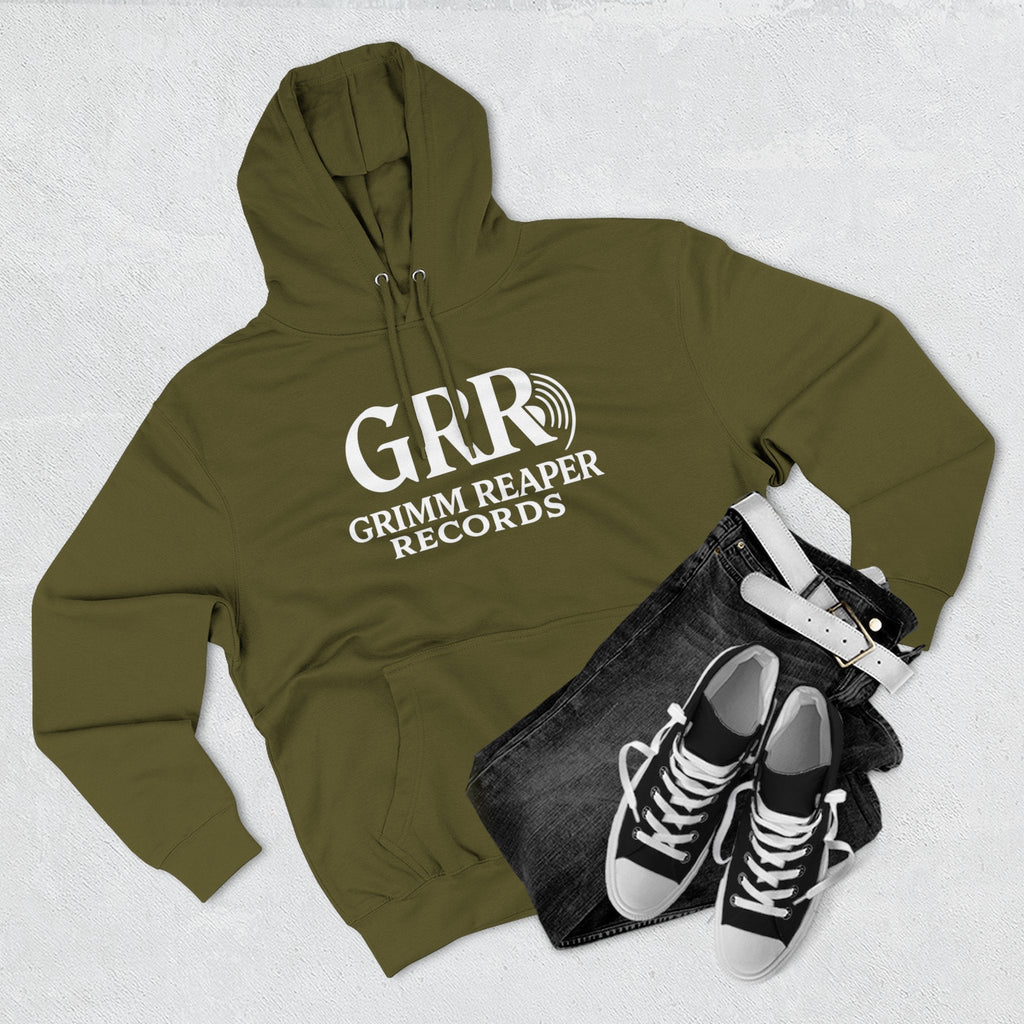 Shaddy Logo Hoodie — Retro Box - Logo Fleece Sweatshirt - GrimmReaper24